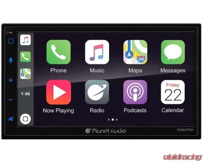 Planet Audio D.Din 6.75" Mechless Apple Car Play/Android Auto/Am/Fm/Usb/Aux/Bluetooth - PCPA975W