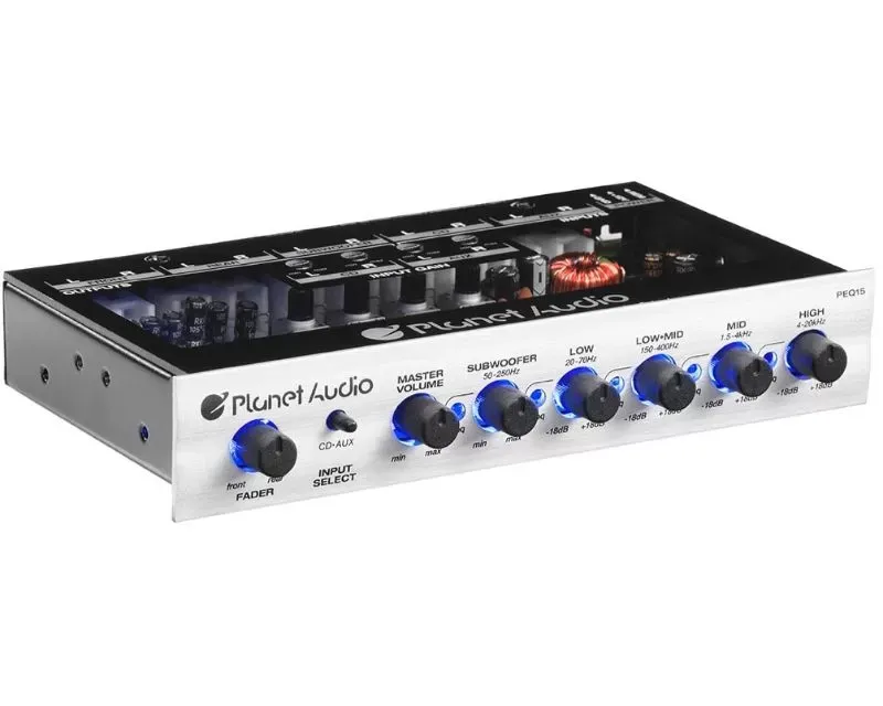 Planet Audio AWM Peq15 5バンド パラメトリック イコライザー