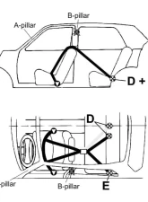 Takata Drift II 4-Point Bolt-On Racing Harness Black                                     - T 74001-0 - Image 3