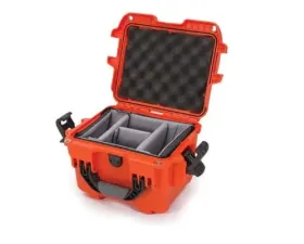 Nanuk Nano 908 Hard Case Padded Divider Orange