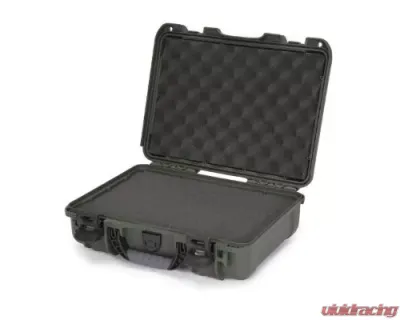 Nanuk Nano 910 Waterproof Hard Case Cubed Foam Olive - 910-1006