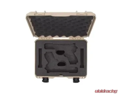 Nanuk Nano 910 Waterproof Hard Glock Gun Case Tan - 910-GLOCK0