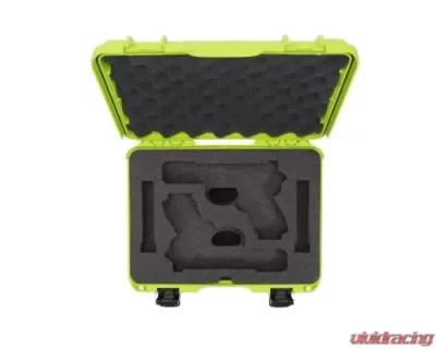 Nanuk Nano 910 Waterproof Hard Glock Gun Case Lime - 910-GLOCK2