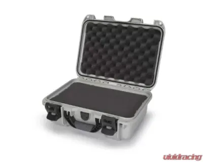 Nanuk Nano 915 Waterproof Hard Case Cubed Foam Silver - 915-1005