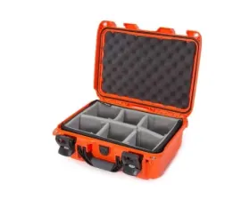 Nanuk Nano 915 Waterproof Hard Case Padded Divider Orange