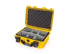 Nanuk Nano 915 Waterproof Hard Case Padded Divider Yellow