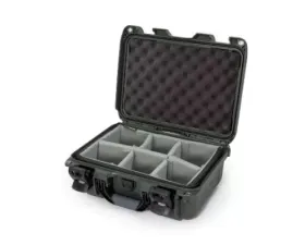 Nanuk Nano 915 Waterproof Hard Case Padded Divider Olive