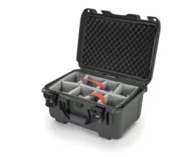 Nanuk Nano 918 Waterproof Hard Case Padded Divider Olive