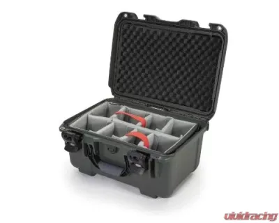 Nanuk Nano 918 Waterproof Hard Case Padded Divider Olive - 918-2006