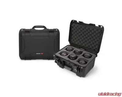 Nanuk Nano 918 Waterproof Hard Case for 6 Lens Black - 918-LENS1