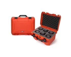 Nanuk Nano 918 Waterproof Hard Case for 6 Lens  Orange