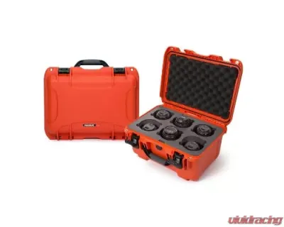 Nanuk Nano 918 Waterproof Hard Case for 6 Lens Orange - 918-LENS3
