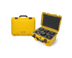 Nanuk Nano 918 Waterproof Hard Case for 6 Lens Yellow