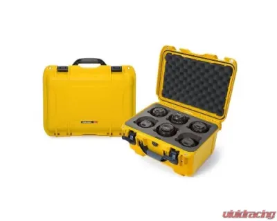 Nanuk Nano 918 Waterproof Hard Case for 6 Lens Yellow - 918-LENS4