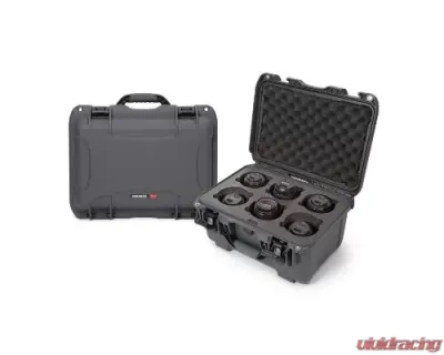 Nanuk Nano 918 Waterproof Hard Case for 6 Lens Graphite - 918-LENS7