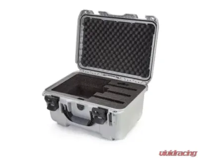 Nanuk Nano 918 3 UP Waterproof Revolver Hard Case Silver - 918-REV05