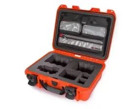 Nanuk Nano 920 Sony Camera Hard Case Lid Organizer A7R, A7S and A9 Orange