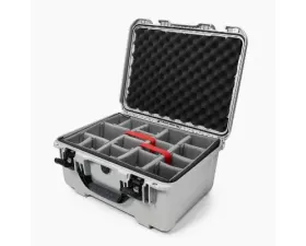 Nanuk Nano 933 Hard Case Padded Divider Silver
