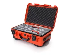 Nanuk Nano 935 Wheeled  Hard Case Padded Divider Orange