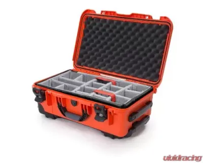 Nanuk Nano 935 Wheeled  Hard Case Padded Divider Orange - 935-2003