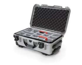 Nanuk Nano 935 Wheeled  Hard Case Padded Divider Silver