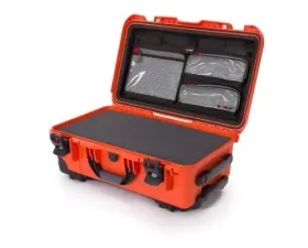 Nanuk Nano 935 Wheeled  Hard Case Cube Foam and Lid Organizer Orange