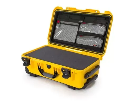 Nanuk Nano 935 Wheeled  Hard Case Cube Foam and Lid Organizer Yellow - 935-5004
