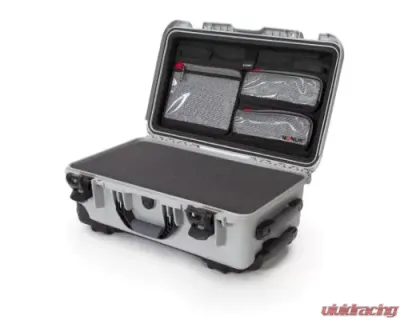 Nanuk Nano 935 Wheeled Hard Case Cube Foam and Lid Organizer Silver - 935-5005