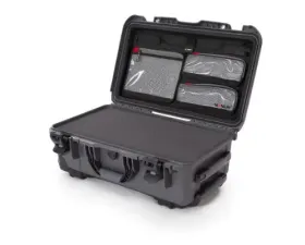 Nanuk Nano 935 Wheeled  Hard Case Cube Foam and Lid Organizer Graphite