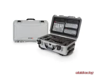 Nanuk Nano 935 Sony Camera Hard Case w/ Lid Organizer A7R, A7S and A9 Silver - 935-SON5