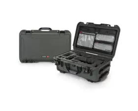 Nanuk Nano 935 Sony Camera Hard Case w/ Lid Organizer A7R, A7S and A9 Olive