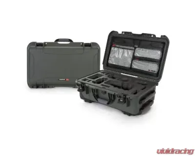 Nanuk Nano 935 Sony Camera Hard Case w/ Lid Organizer A7R, A7S and A9 Olive - 935-SON6
