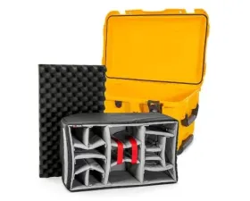 Nanuk Nano 938 Wheeled  Hard Case Padded Divider Yellow
