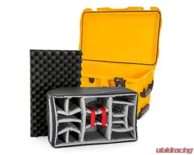 Nanuk Nano 938 Wheeled Hard Case Padded Divider Yellow - 938-2004