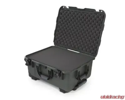 Nanuk Nano 950 Wheeled Hard Case Cubed Foam Olive - 950-1006