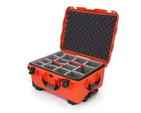Nanuk Nano 950 Wheeled Hard Case Padded Divider Orange