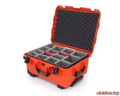 Nanuk Nano 950 Wheeled Hard Case Padded Divider Orange - 950-2003