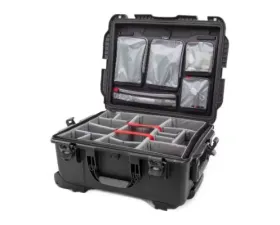 Nanuk Nano 955 Wheeled  Hard Case Padded Divider and Lid Organizer Black