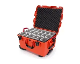 Nanuk Nano 960 Wheeled Hard Case Padded Divider Orange