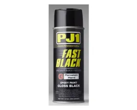PJ1 Fast Black Epoxy Porcelain Gloss Black
