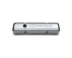 Pro Form Valve Covers Embossed Bowtie/Emblems Chevrolet Design Chrome Finish Chevrolet Small Block 262-400 V8 Engines 1959-1986