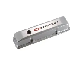 Pro Form Valve Covers Embossed Bowtie/Chevrolet Design Polished Chevrolet Small Block 262-400 V8 Engines 1959-1986