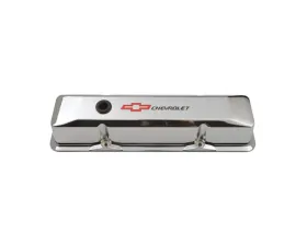 Pro Form Valve Covers Bowtie/Chevrolet Recessed Emblems Chrome Finish Chevrolet Small Block 262-400 V8 Engines 1959-1986