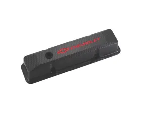 Pro Form Valve Covers Bowtie/Chevrolet Recessed Emblems Carbon-Style Finish Chevrolet Small Block 262-400 V8 Engines 1959-1986