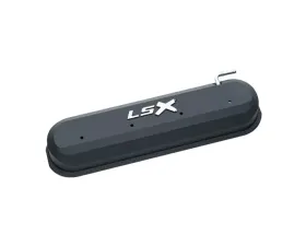 Pro Form Valve Covers Raised LSX Emblem Black Crinkle Finish GM LS Series V8 Engines