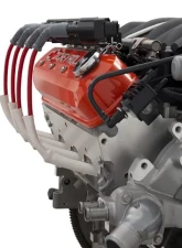 Pro Form Slant-Edge Valve Covers Raised Bowtie/Lettering Chevy Orange Finish GM LS Series V8 Engines                                     - 141-261 - Image 3