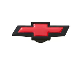 Pro Form XL Chevy Bowtie Logo Air Cleaner Center Nut Black Crinkle/Red Finish