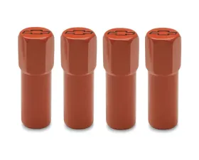 Pro Form Chevrolet Performance Hex Head Valve Cover Mini Nuts w/ Black Bowtie Logo Chevy Orange Finish