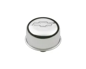 Pro Form Push-In Air Breather Cap w/ Embossed Chevy Bowtie Emblem Chrome Finish
