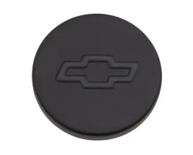 Pro Form Push-In Oil Filler Cap Embossed Chevy Bowtie Emblem Black Crinkle Finish